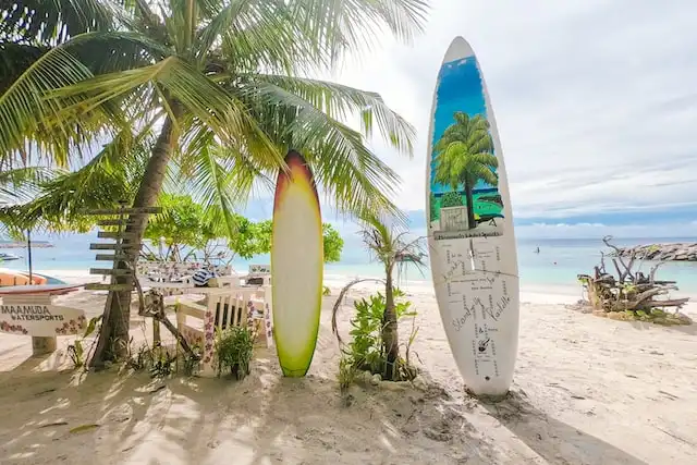 Surf Lesson at Himmafushi | Maldives