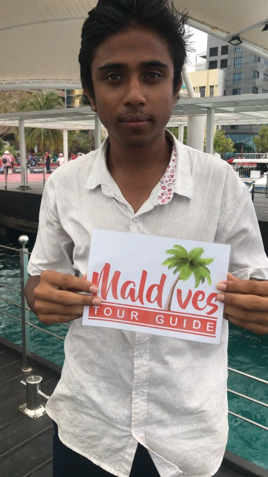 Maldives Tour Guide Airport Staff