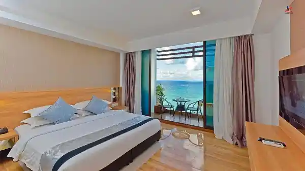 Arena Beach Hotel seaview room, Maafushi