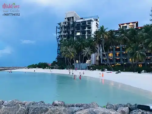 Maafushi Island beach
