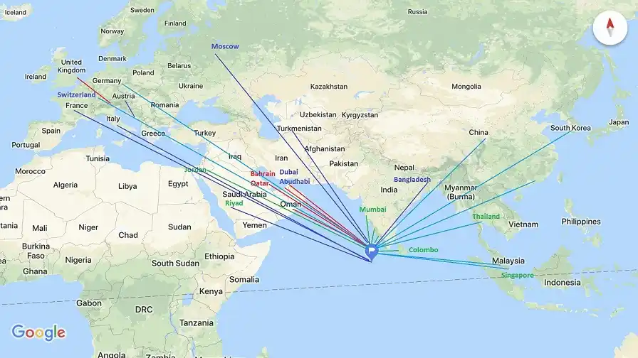 How to get to Maldives