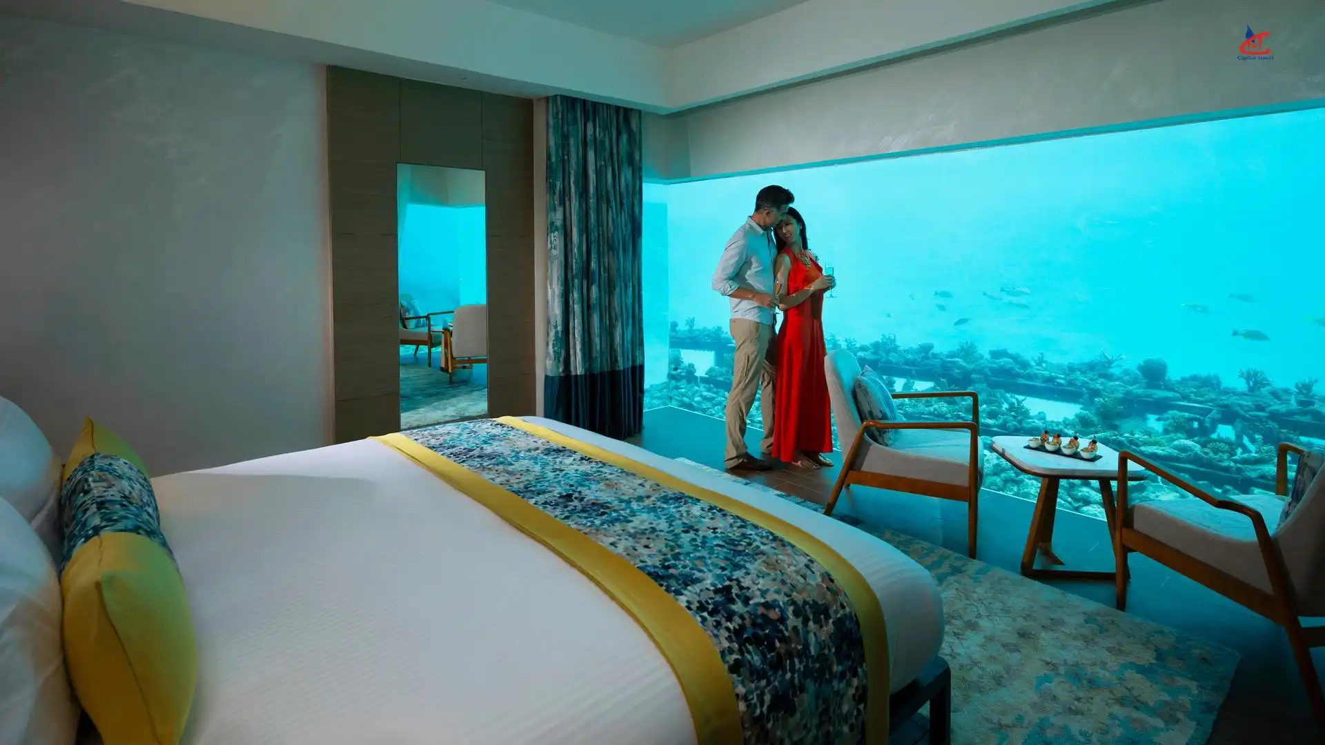 Underwater suite in Maldives