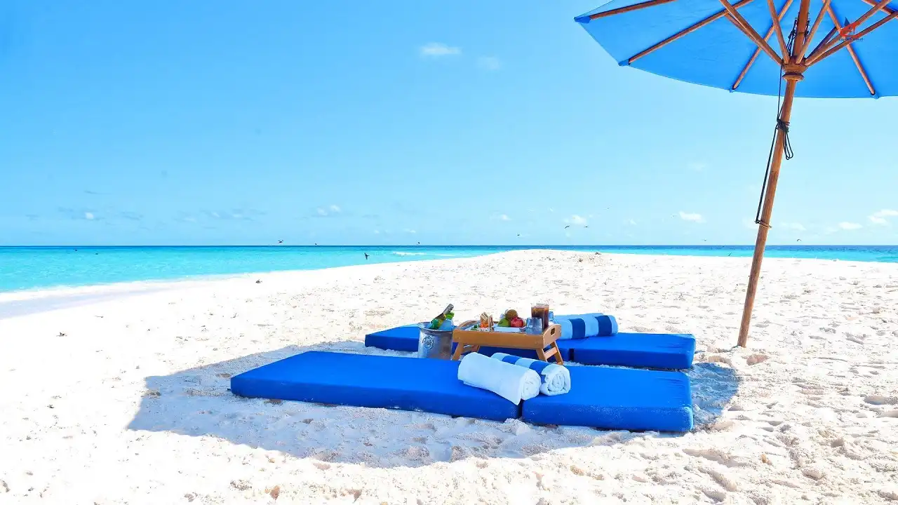 Beach relaxation in Maldives in November