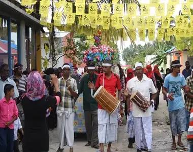 Cultural performance in Maldives