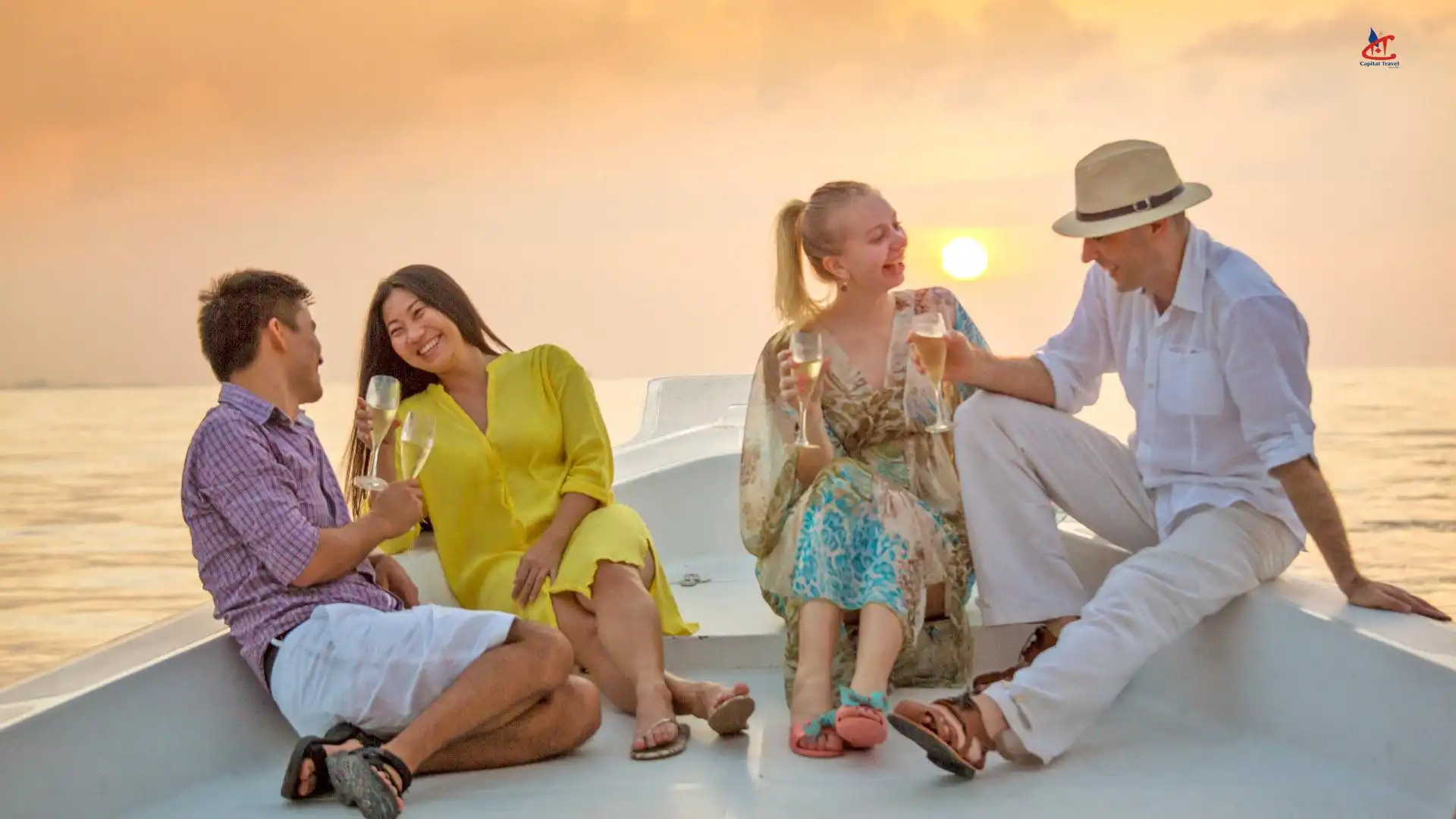Romantic sunset cruise