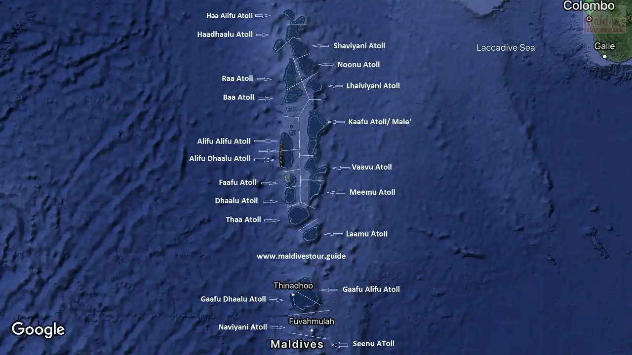 maldives atoll map