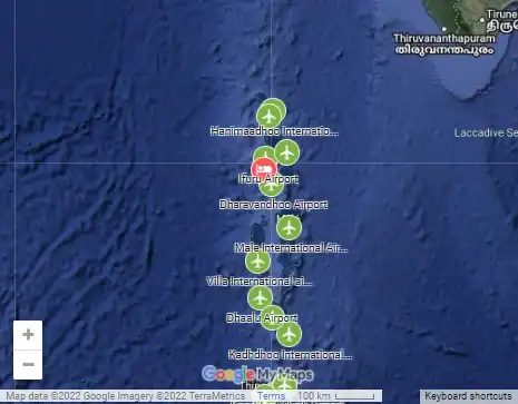 Cinnamon Dhonveli Maldives Island map