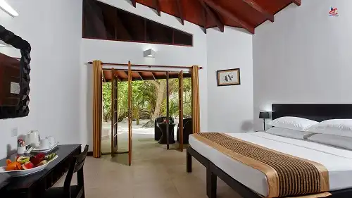 embudu village resort beach room
