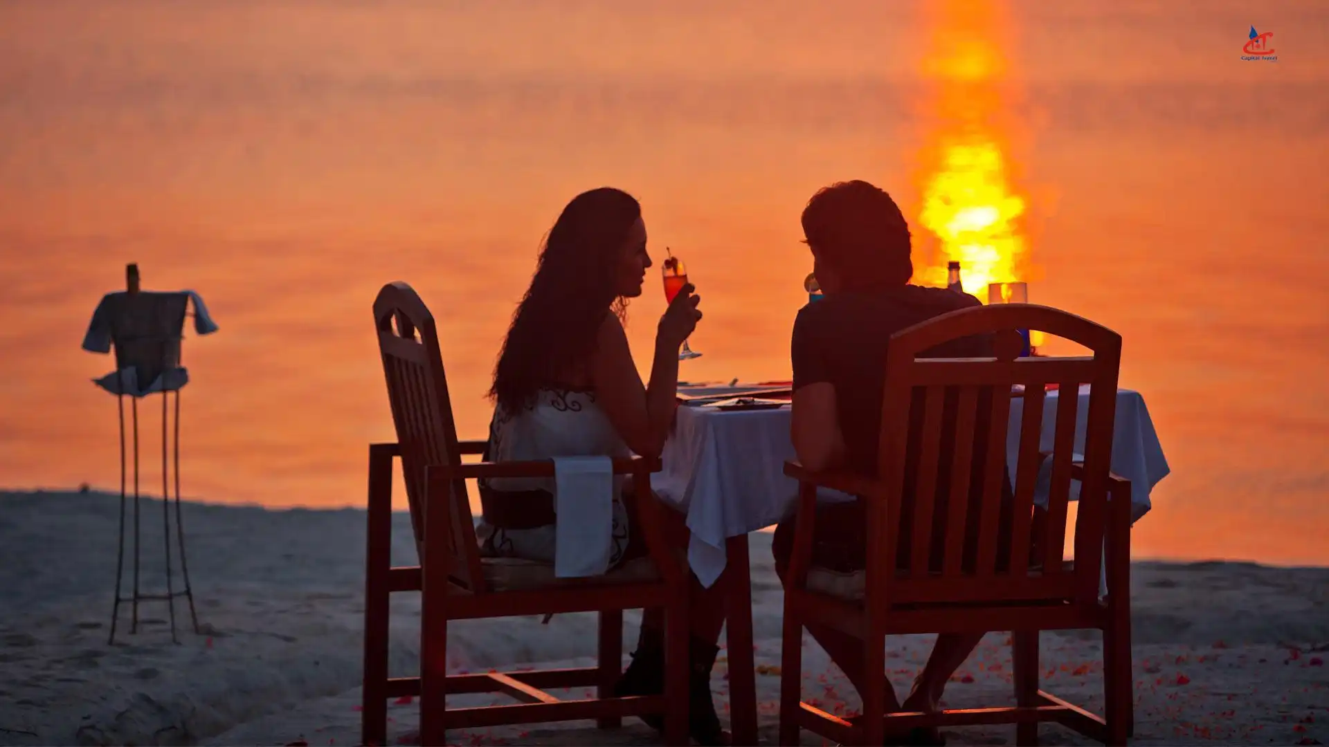 Filitheyo Island Resort Maldives Beach Dinner