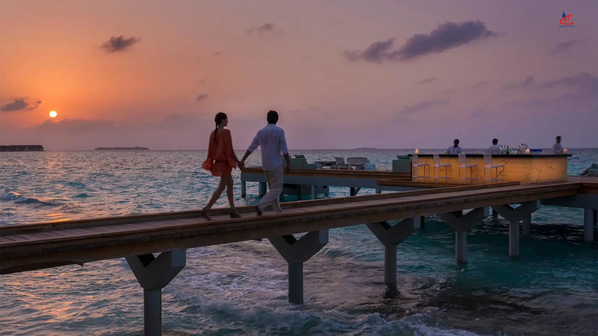Four Seasons Resort Maldives at Landaa Giraavaru Sunset