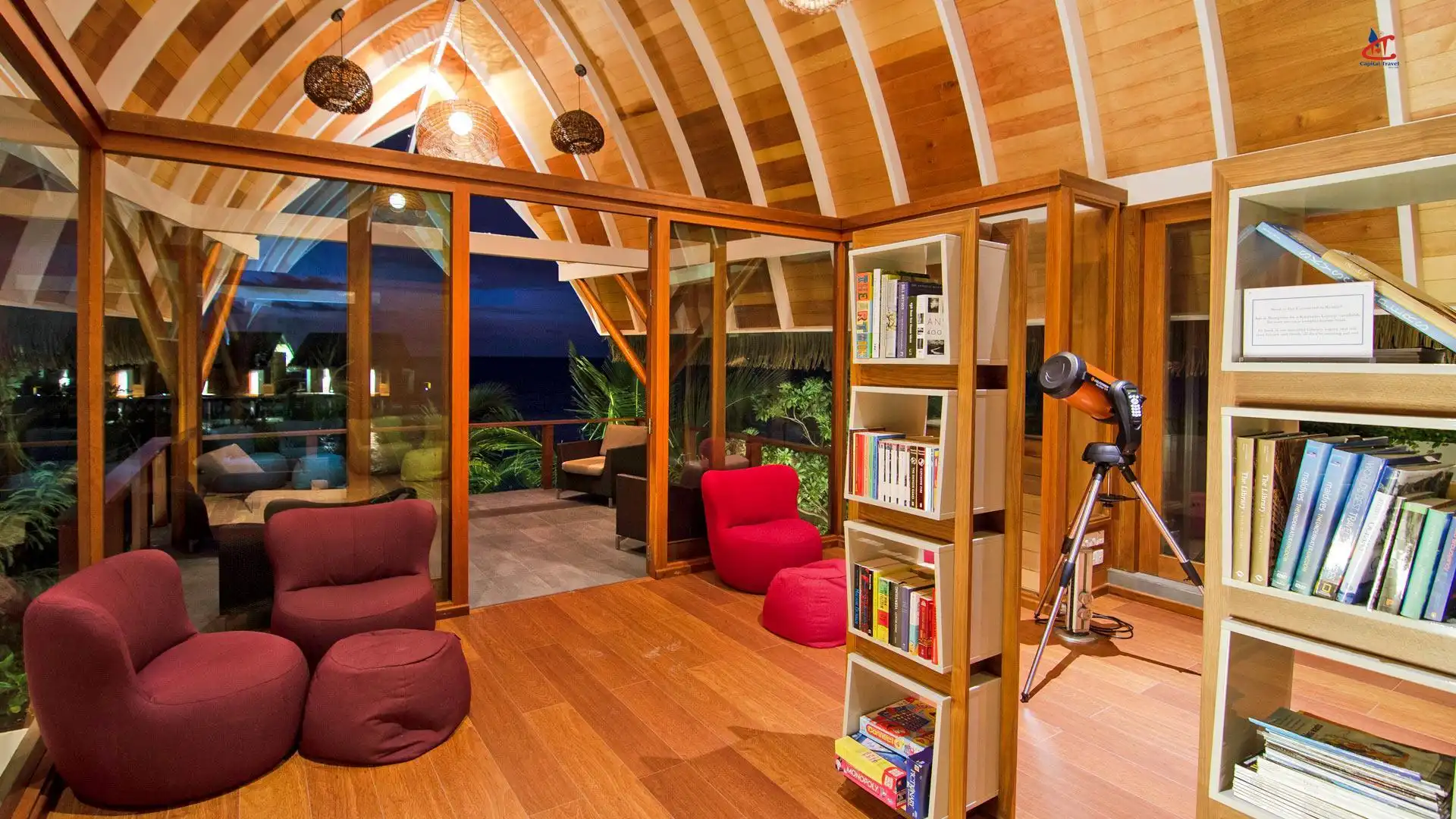 Kandolhu Maldives Island Resort Liabrary
