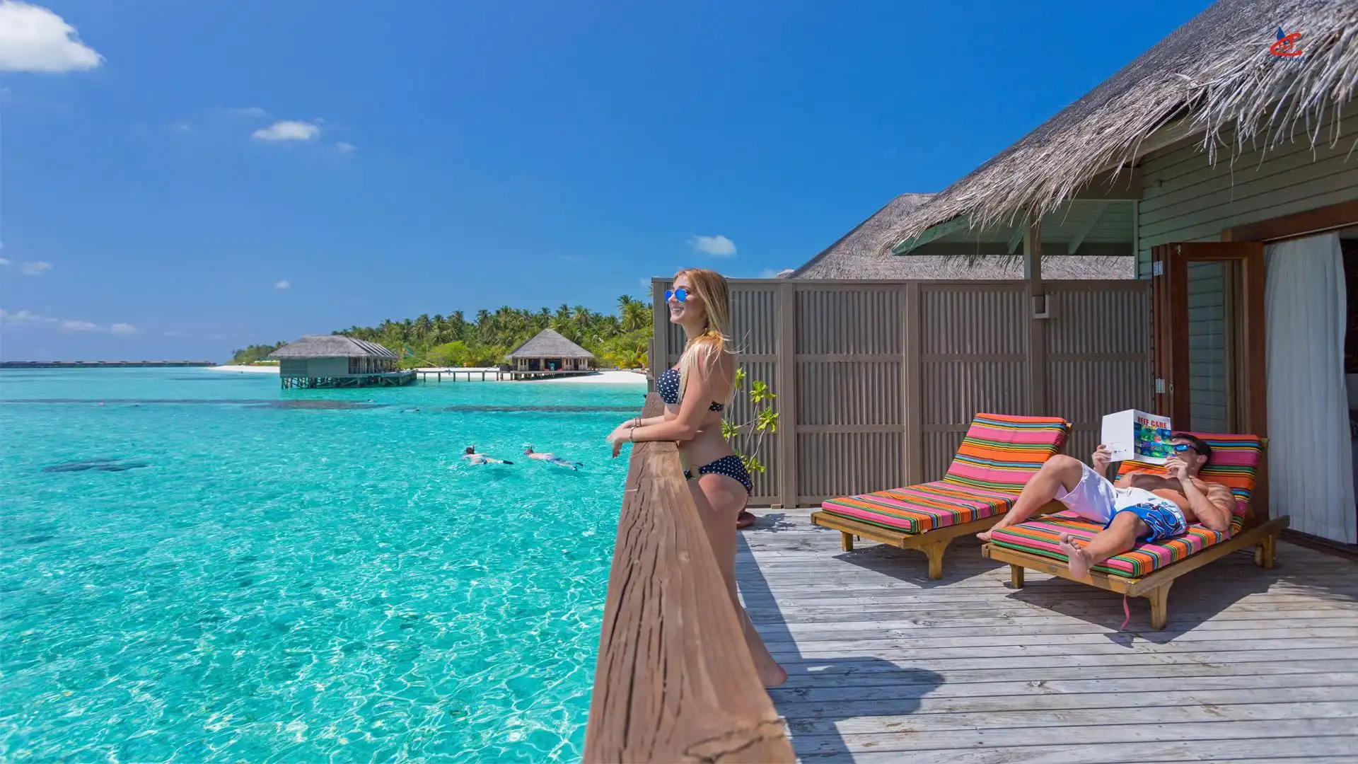 Standard water villa in Maldives