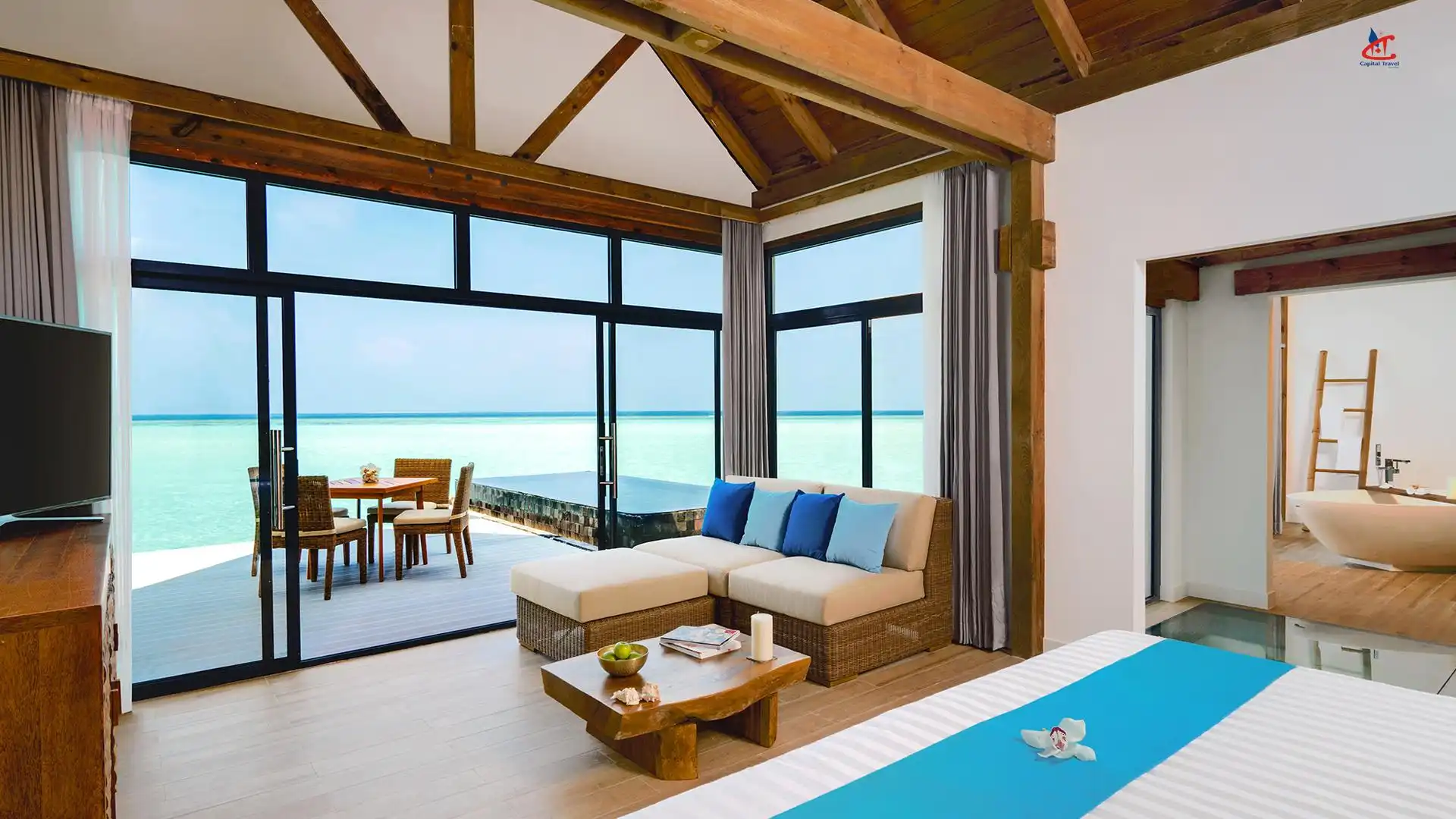 Movenpick Resort Kuredhivaru Maldives Over water pool villa