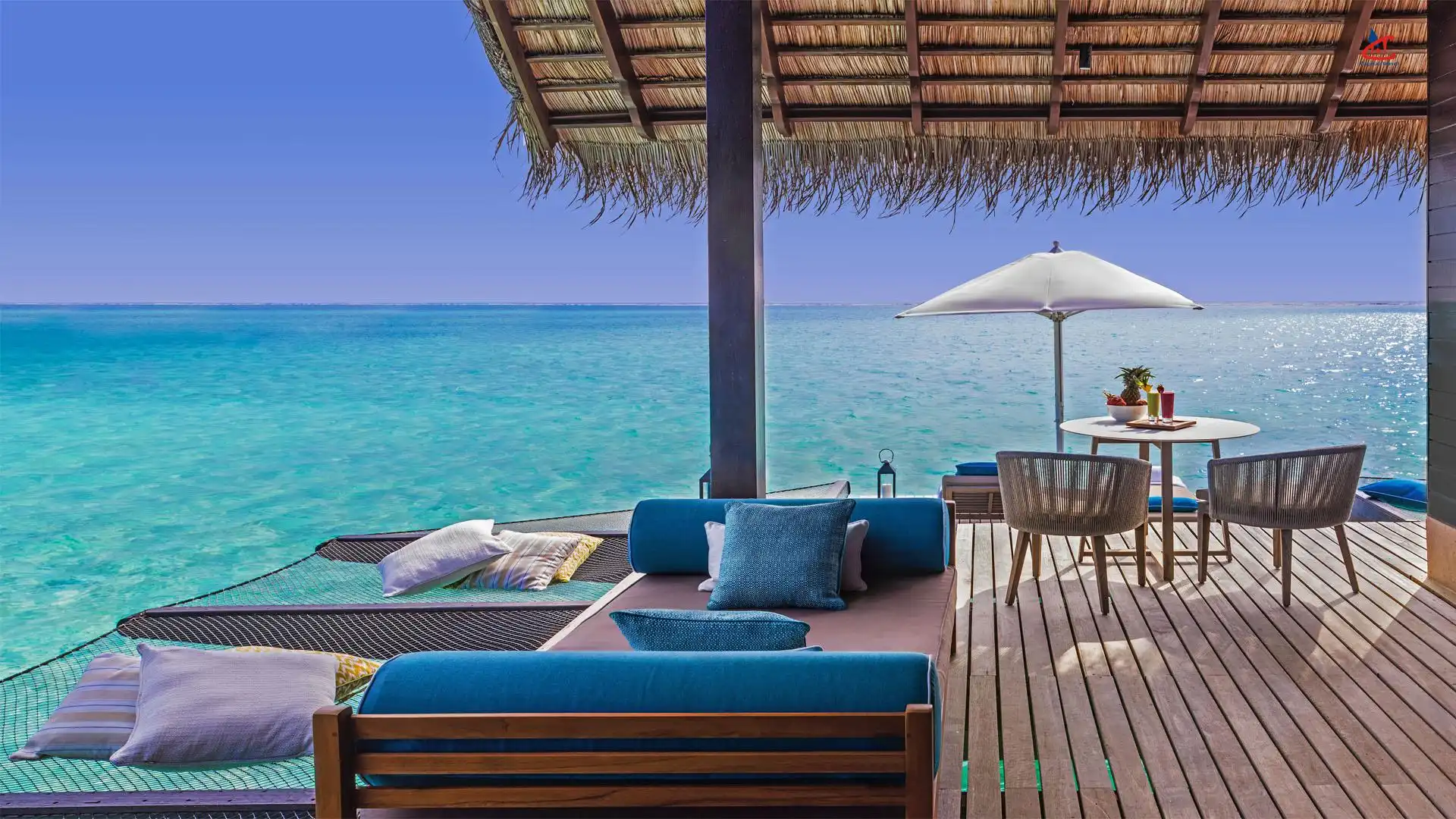 Luxury water villa in Maldives
