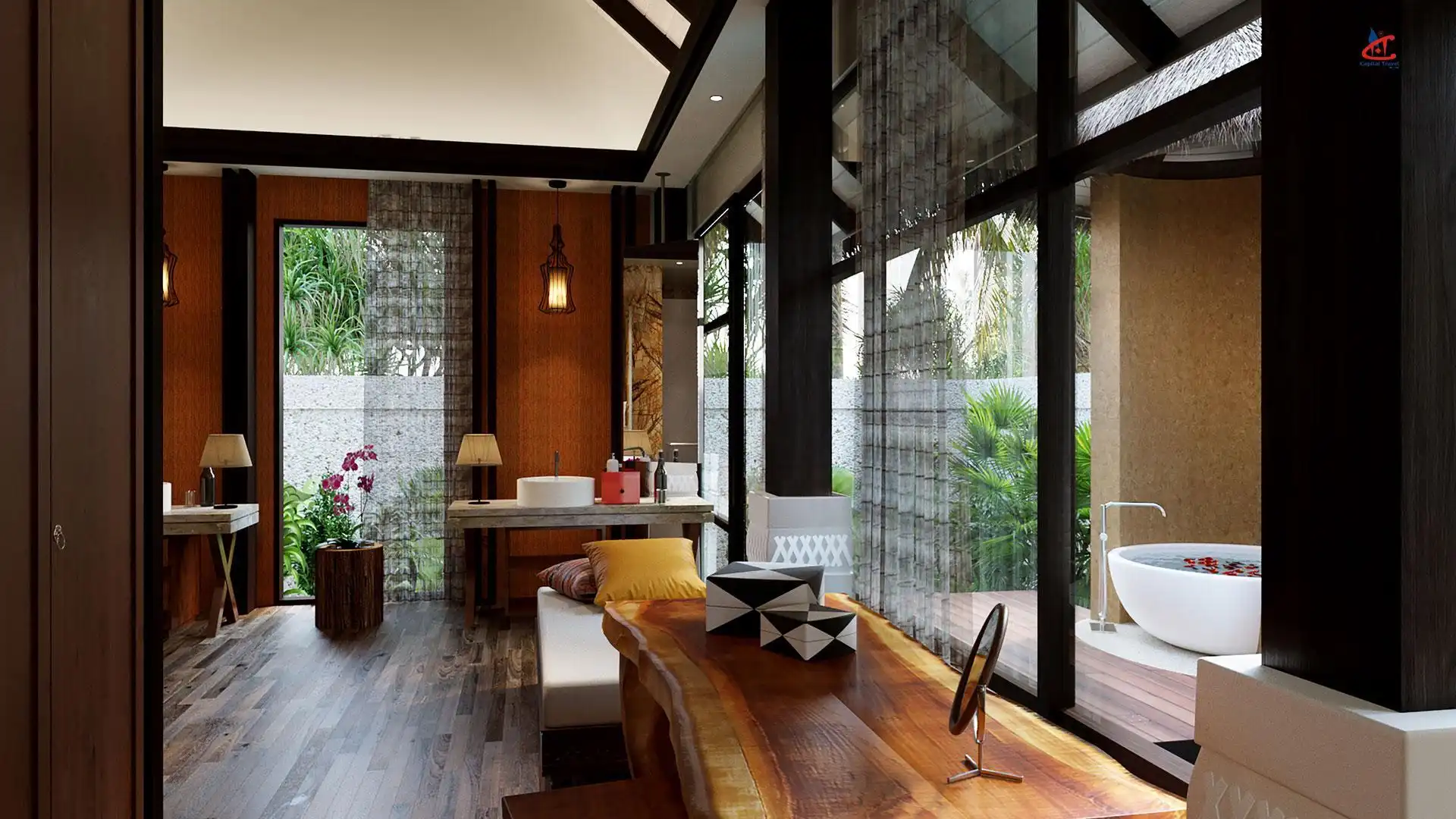 Ozen Reserve Bolifushi Maldive Earth Pool Sunset villa