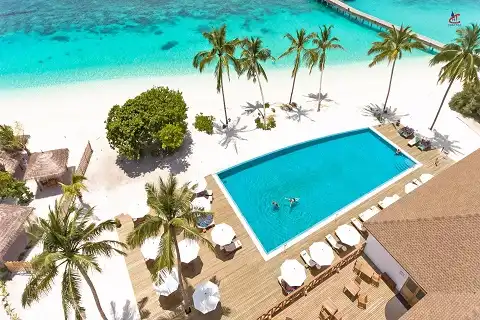 Reethi Faru Resort Pool Raa Atoll