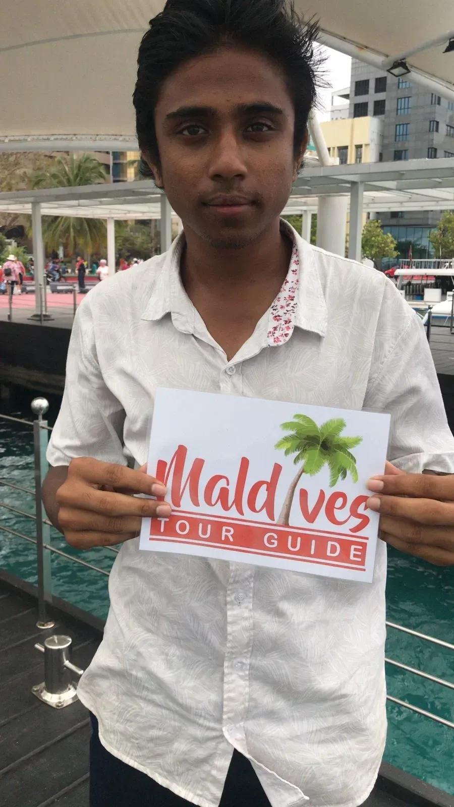 Maldives Tour Guide Airport Staff