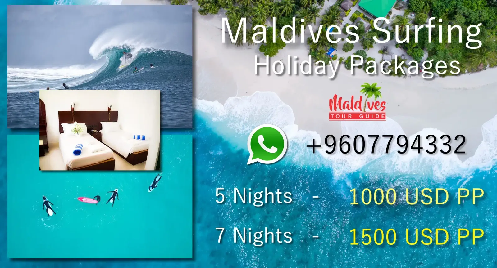 Maldives surfing holiday package