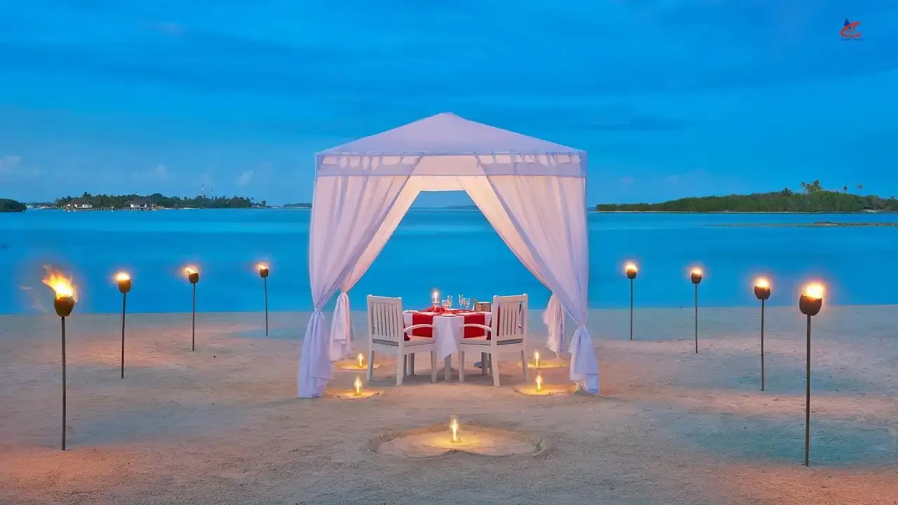 Cinnamon Dhonveli Maldives Island Resort Beach Dinner