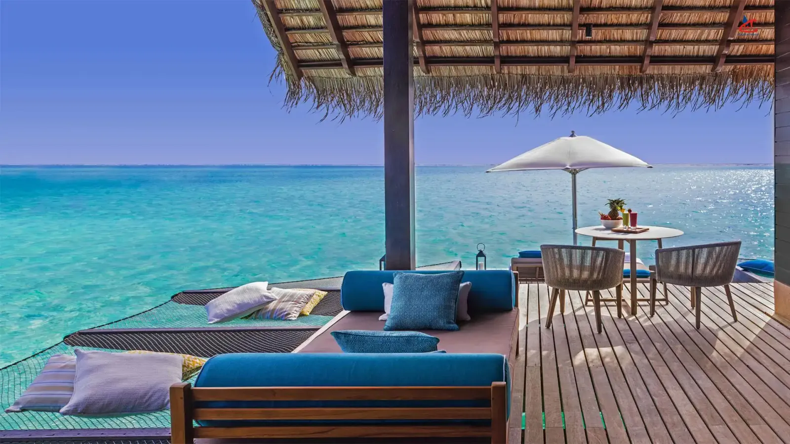 Luxury water villa in Maldives