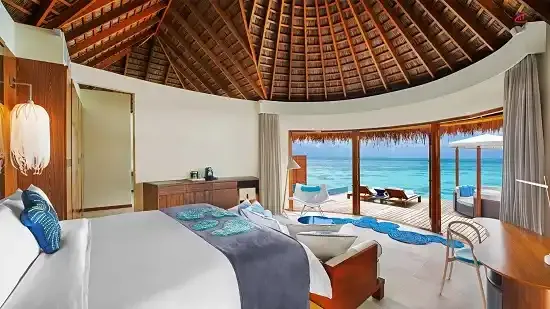 w maldives water pool villa