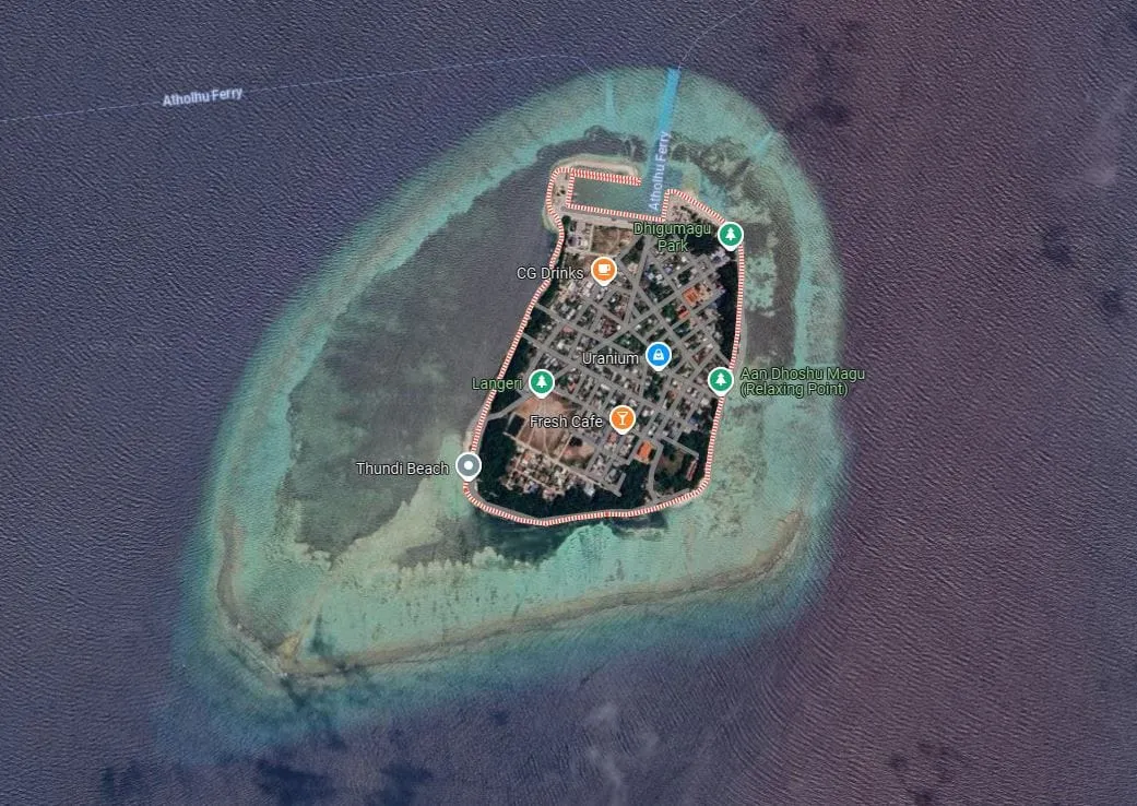 ba Hithaadhoo island