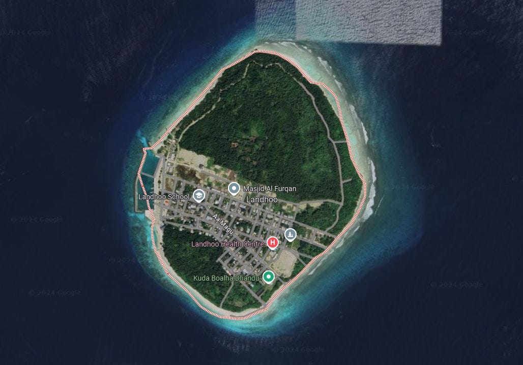 noonu Landhoo island
