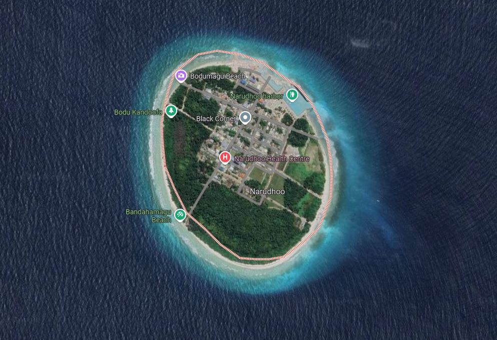 sh Narudhoo island