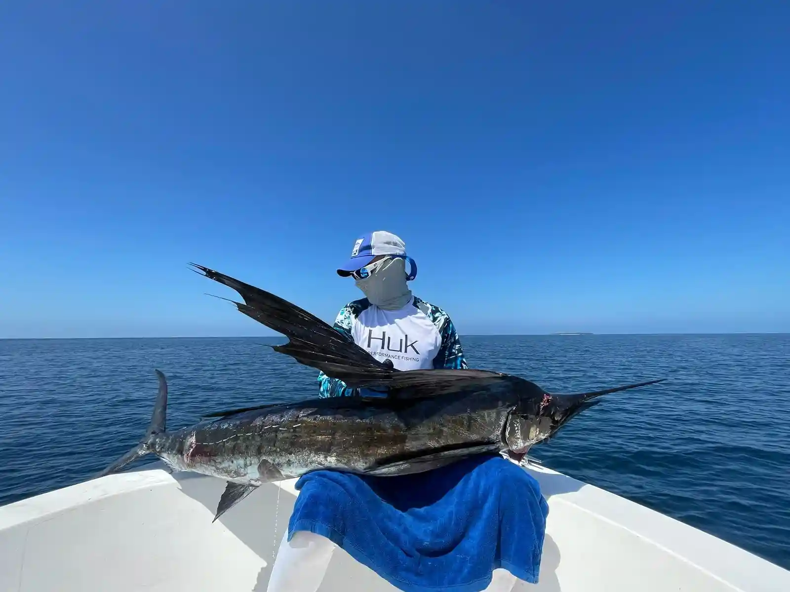 Sailfish caught fishing in the Maldives