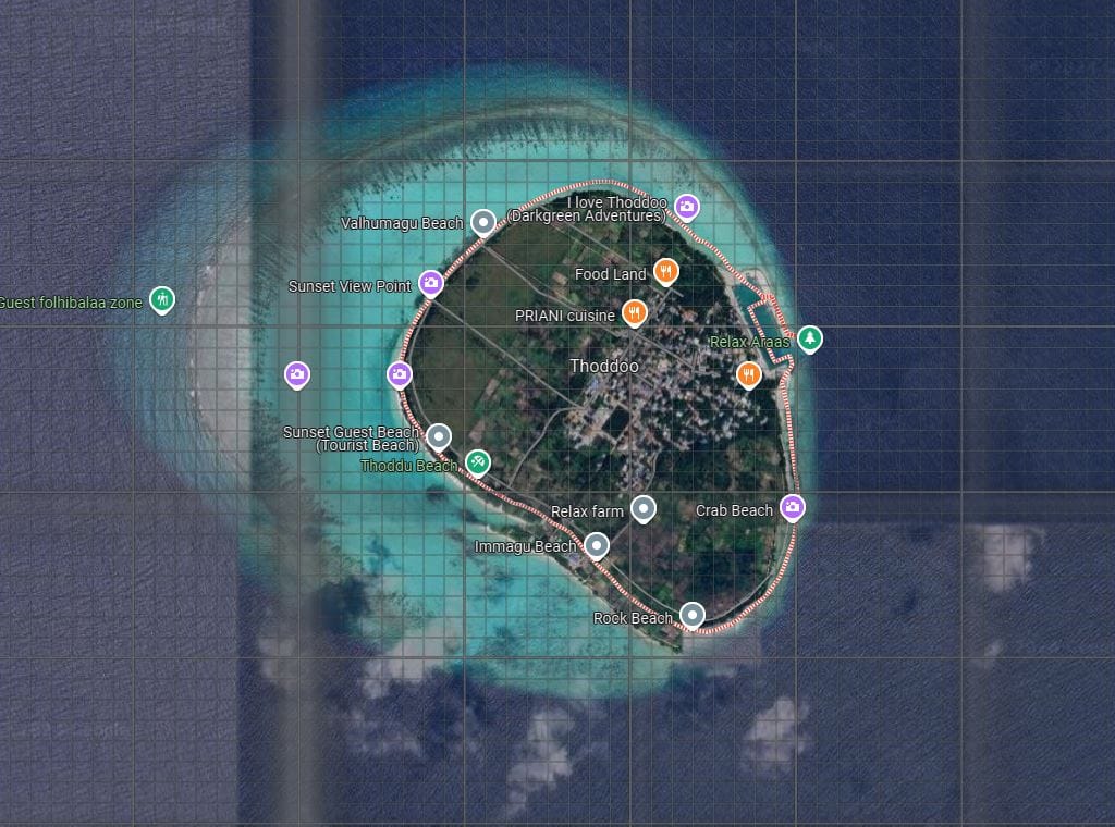 Alifu alifu Thoddoo island