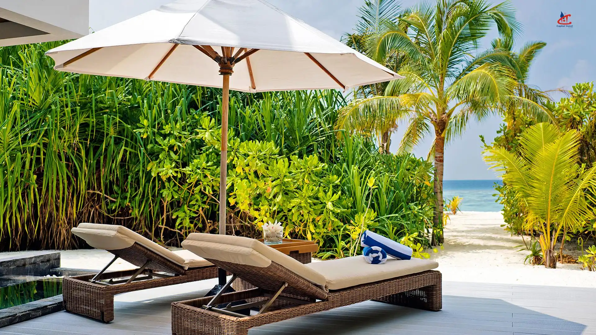 Movenpick Resort Kuredhivaru Maldives Over Beach pool suite deluxe