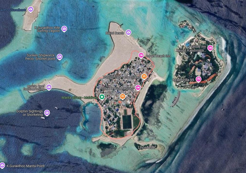 kaafu Guraidhoo island