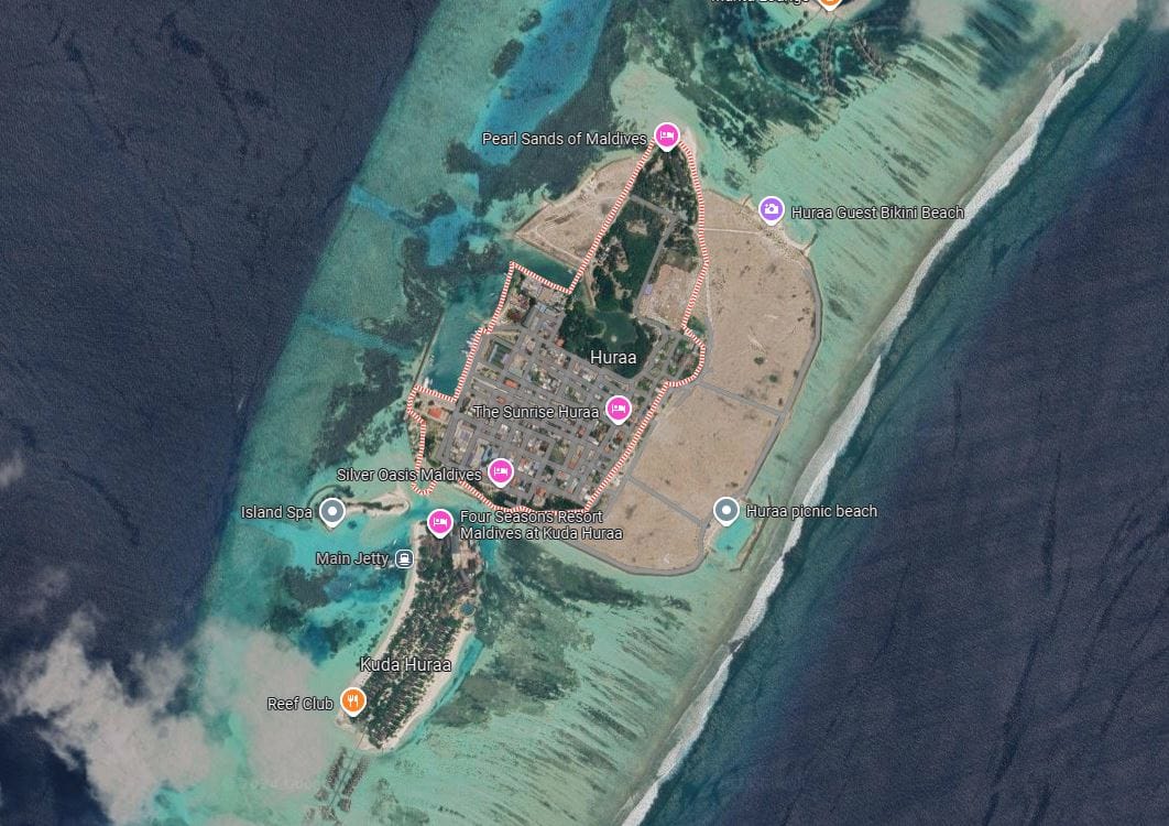 kaafu Huraa island