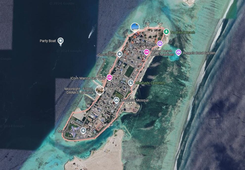 kaafu Maafushi island